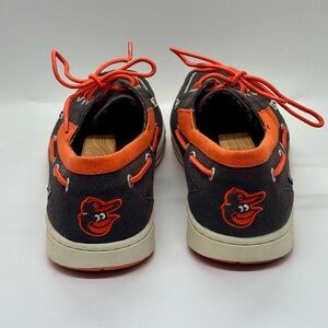 Eastland Adventure MLB Baltimore Orioles Canvas Boat Shoe Brown Men